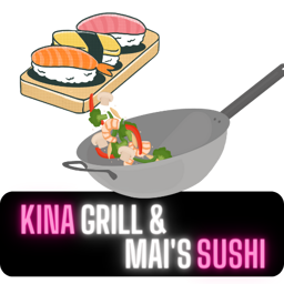 Kina Grill & Mai's Sushi logo.